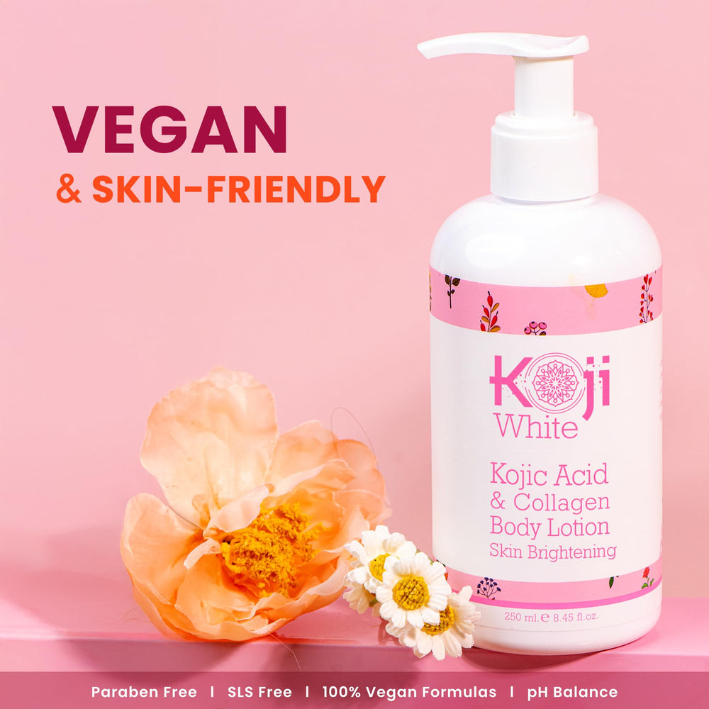 Koji White even skin tone visual demonstrates balanced complexion