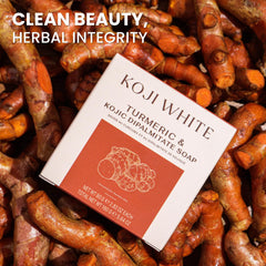 Koji White two bars packaging suitable for travel or display.