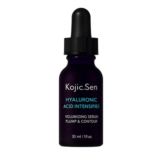Kojic sen Hyaluronic Acid Intensifier Serum bottle for daily hydration and firmer-looking skin