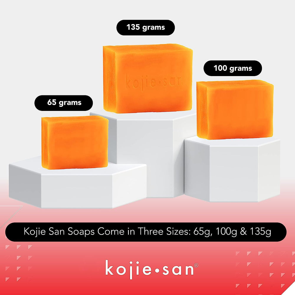 Kojie San authenticity distributor tag on packaging.