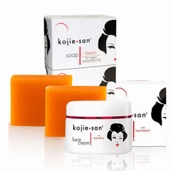 Kojie San two-bars pack for even skin tone and hydration