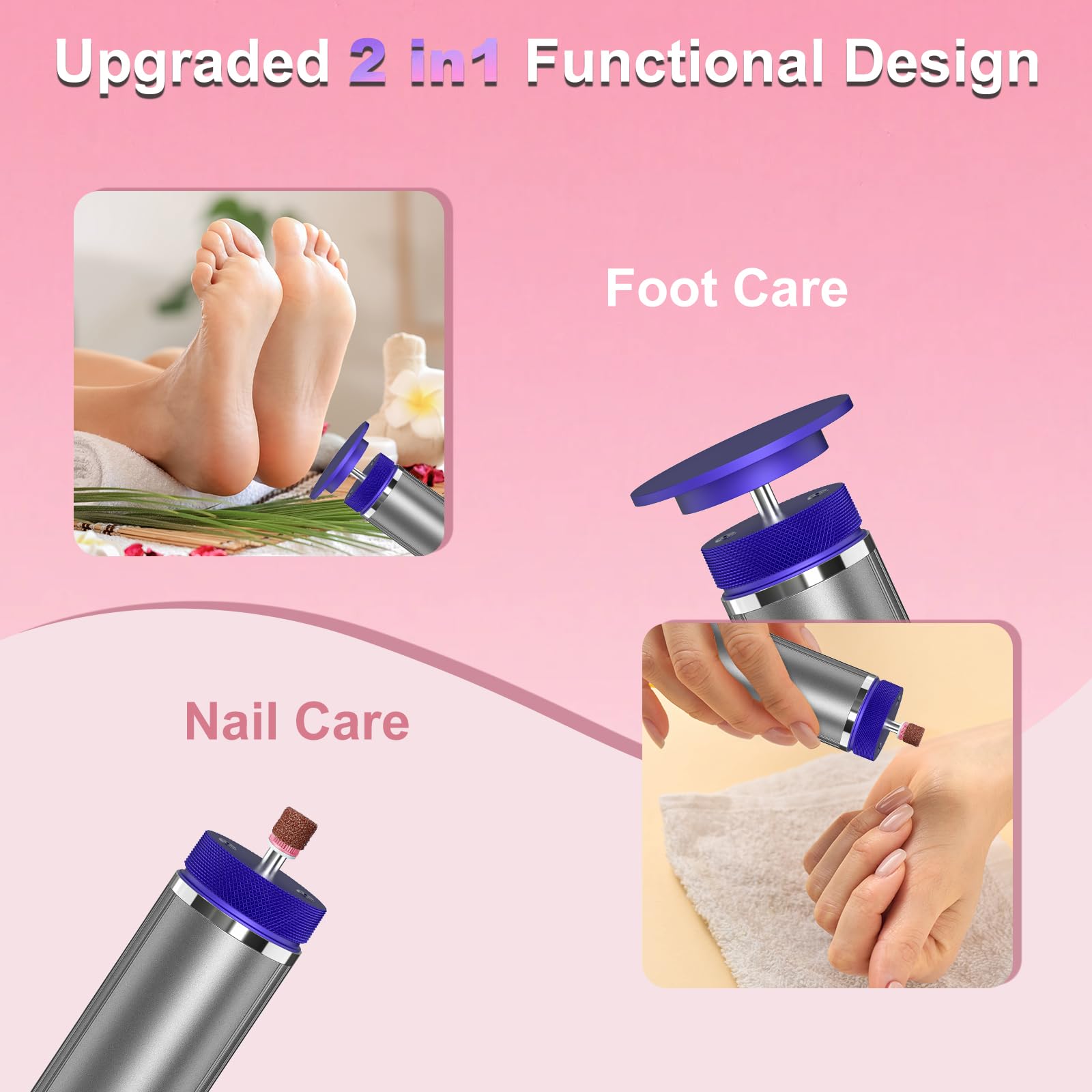 KOKABI portable cordless design for convenient foot care anywhere