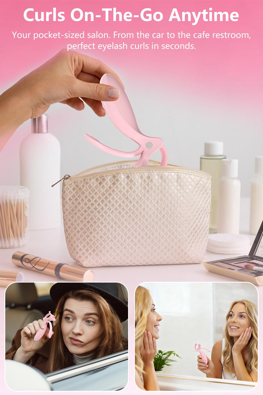 KOKABI skin-friendly silicone cushion for gentle curling