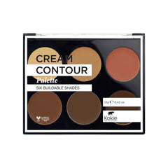 Kokie Cream Contour Kit Deep/Dark compact close-up for precise sculpting