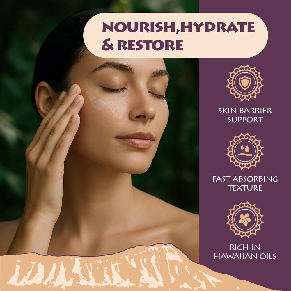 Kokua Sun Care sandalwood oil drop evokes calm, spa-like aroma during application.