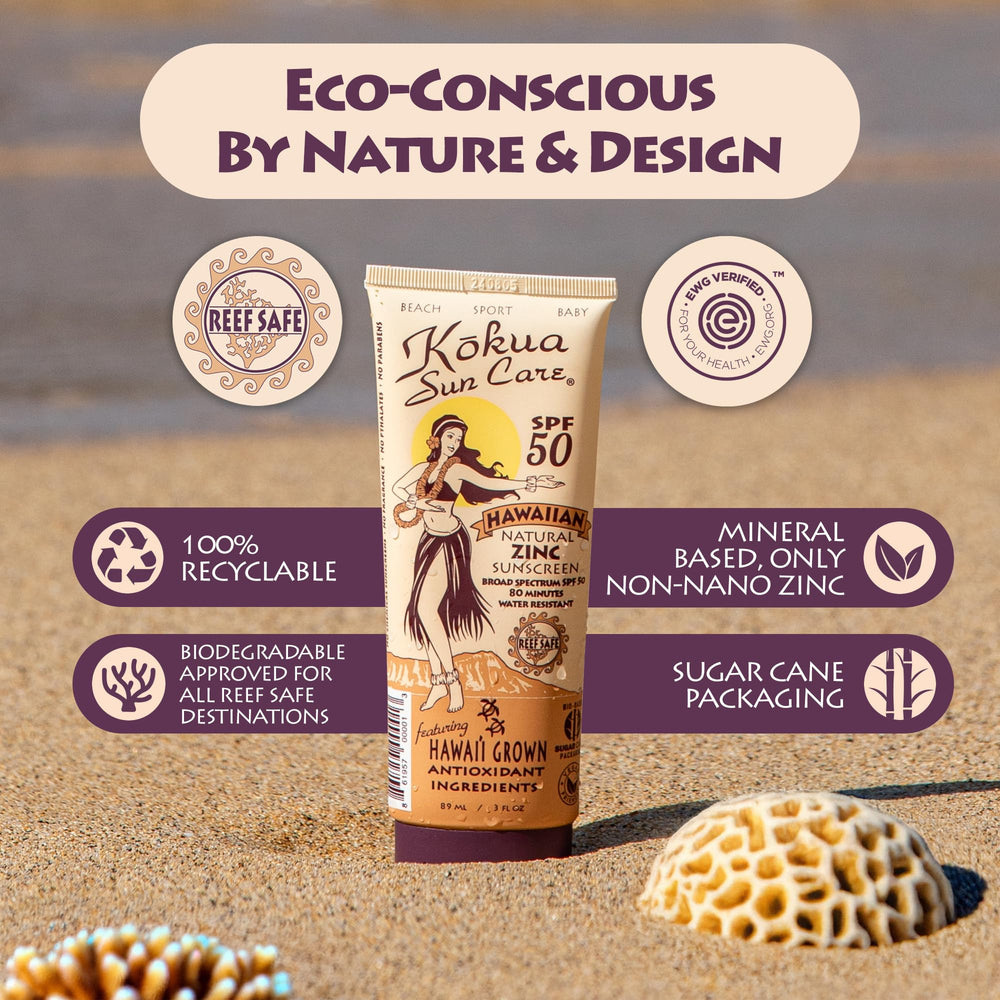 Kokua Sun Care close-up texture with kukui and macadamia oils