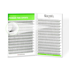 Kolybel Premade Fans 13mm single length for quick volume lash looks.