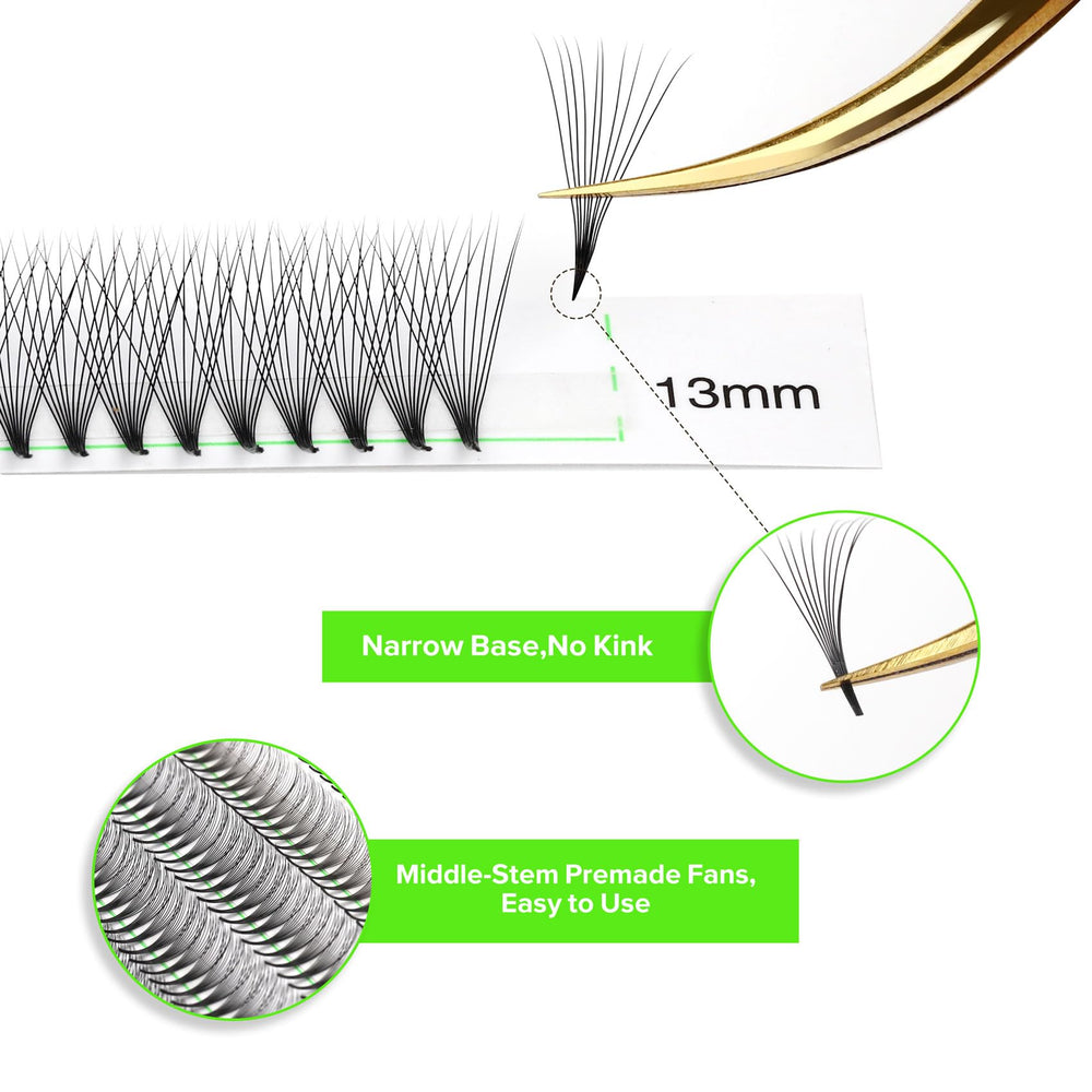Kolybel Premade Lash Fans handmade quality for reliable salon-grade results.