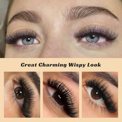 Kolybel premade lash fans maintain a stable curl for lasting volume.