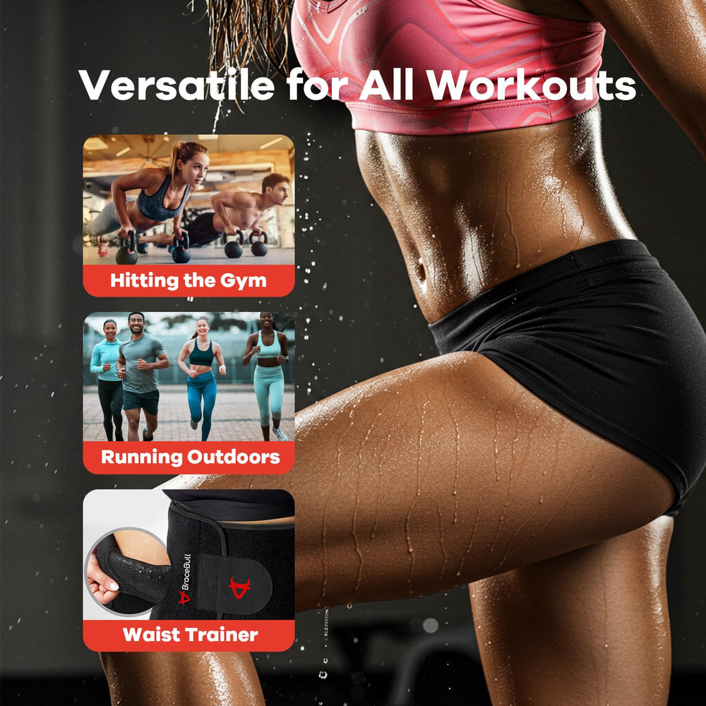 Komoko Sweat Gel Stick with waist trainer ideal for cardio sessions.