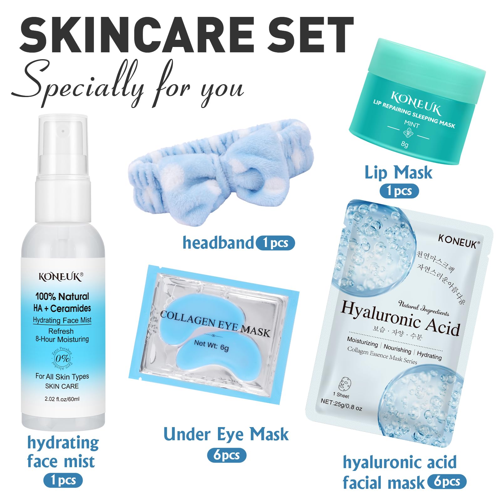 KONEUK eye patches targeting dryness under the eyes