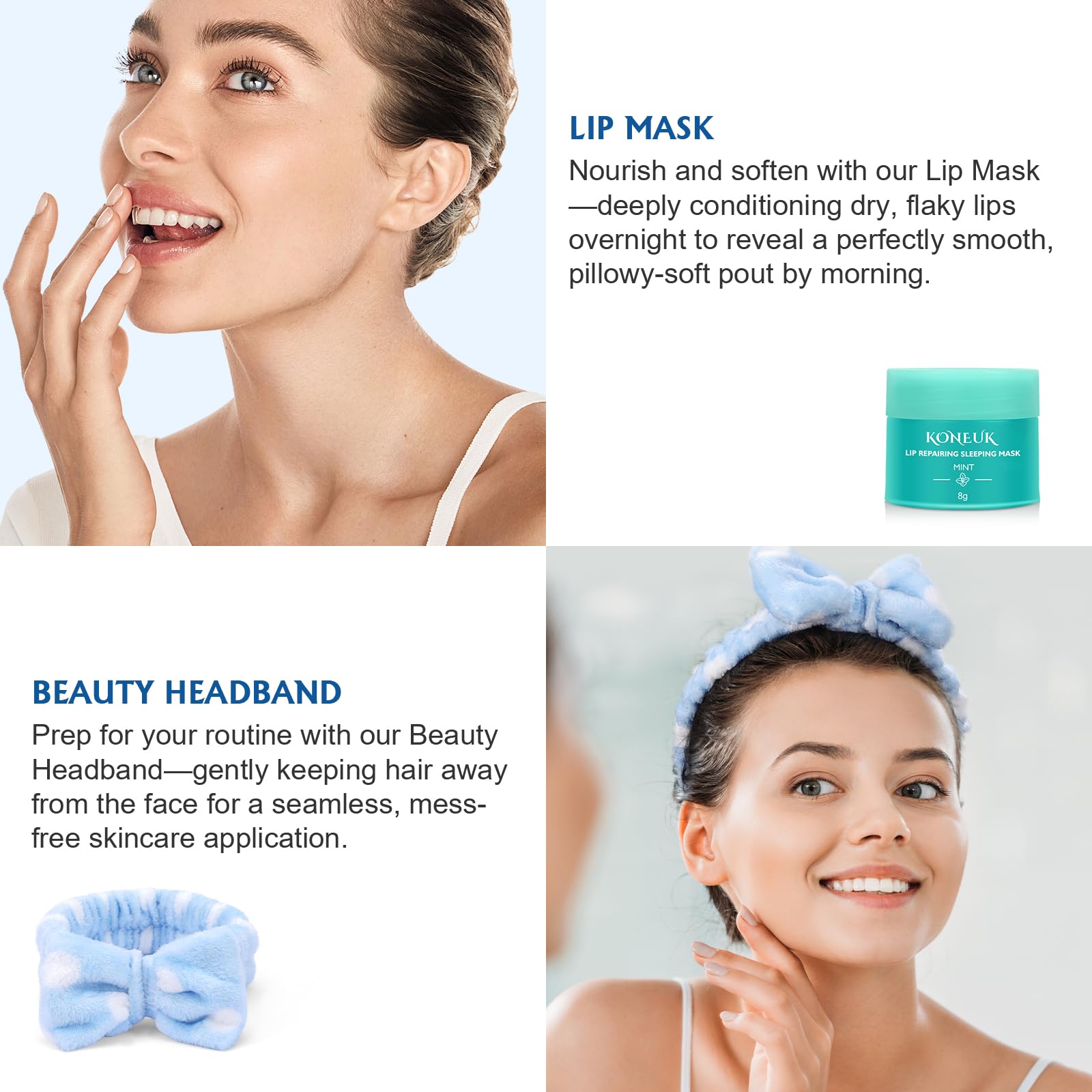 KONEUK lip mask moisturizing and softening lips
