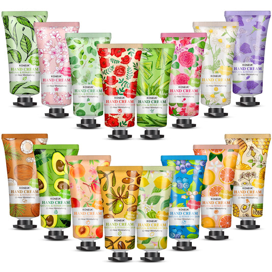 KONEUK 16-pack hand cream gift set packaging