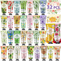 KONEUK 32-pack hand cream gift set with mixed fragrances for versatile gifting.