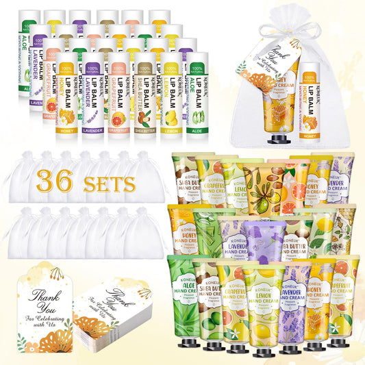 Koneuk 36-pack hand cream bulk sets ready for gifting and display