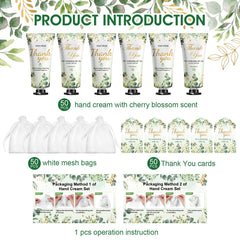 KONEUK 50-pack hand cream gift tags for weddings.