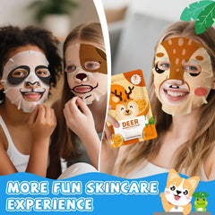 KONEUK 54-pack dog mask offering a fun skincare ritual for teens