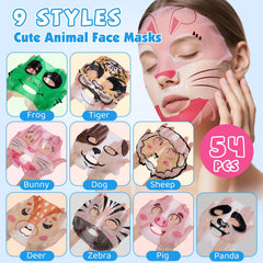 KONEUK 54-pack pig mask with gentle fragrance for soothing spa moments