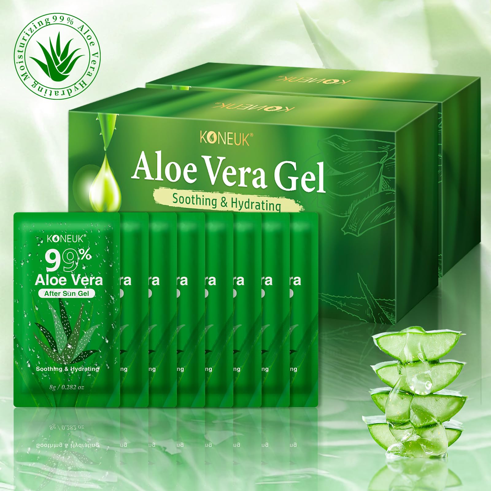 KONEUK Aloe Vera Gel gift-ready box for skincare lovers