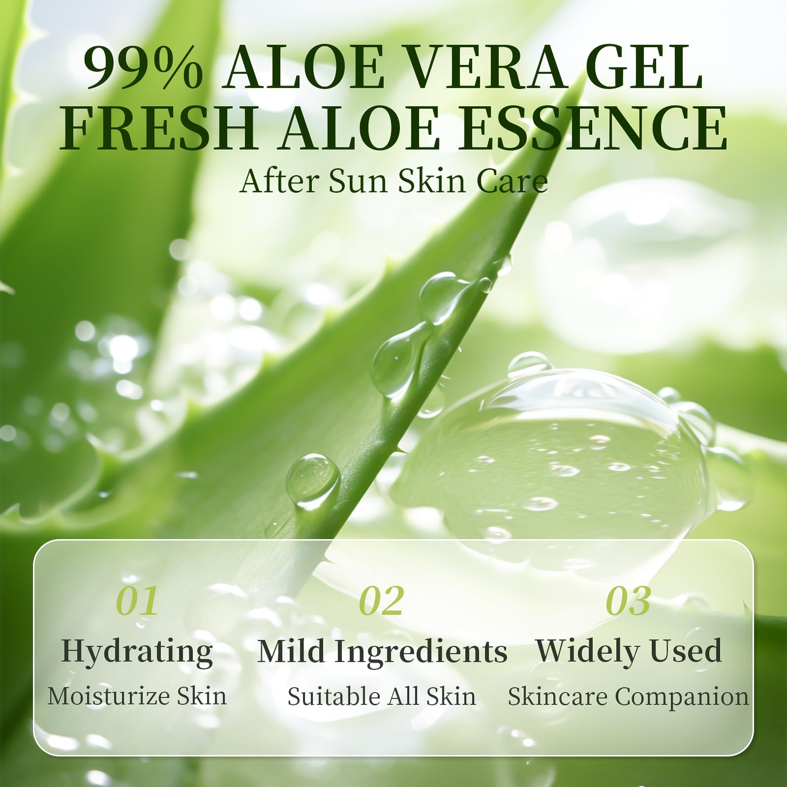 KONEUK Aloe Vera Gel travel-size pack ideal for outdoor relief.