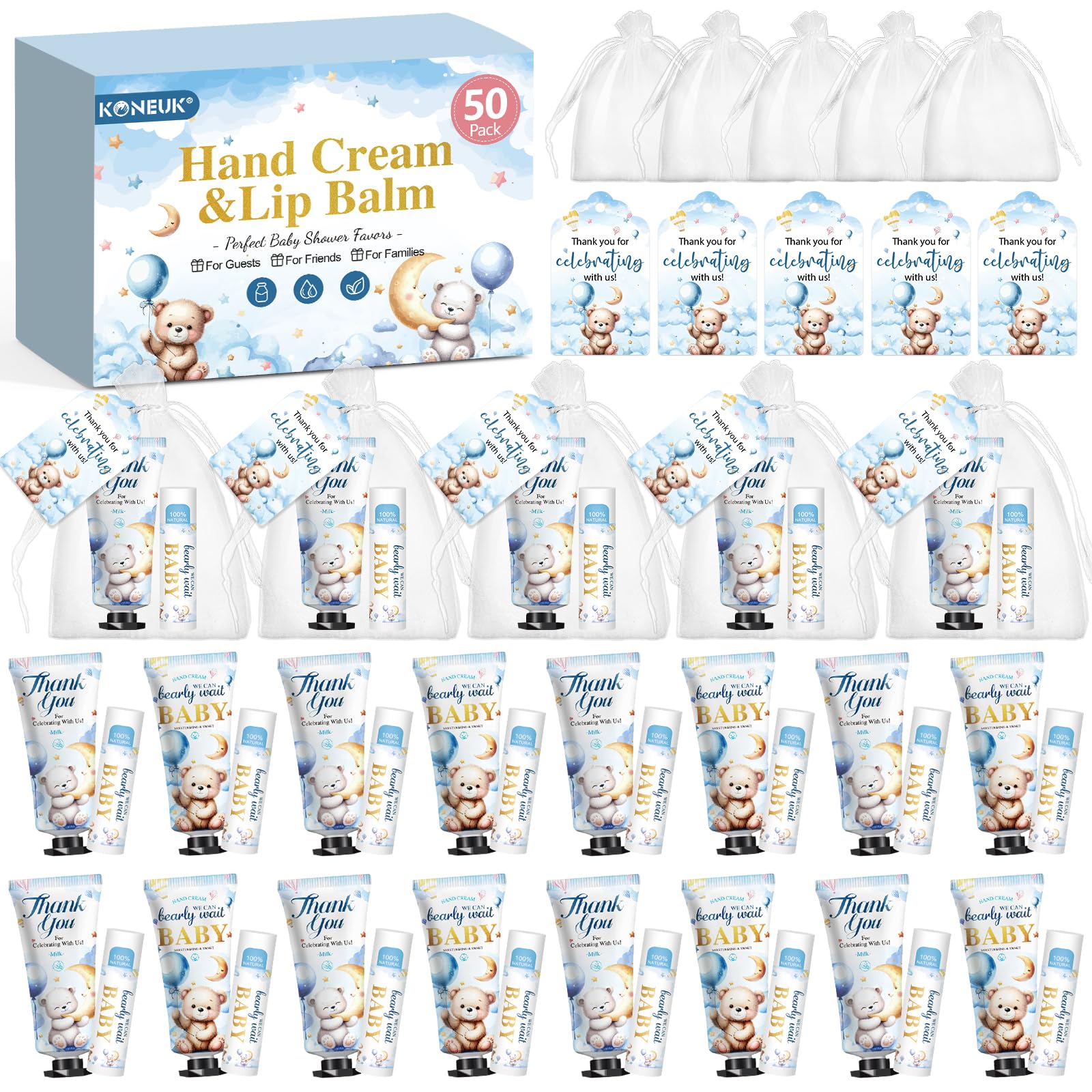 KONEUK lip balm coconut for smooth lips at events and celebrations