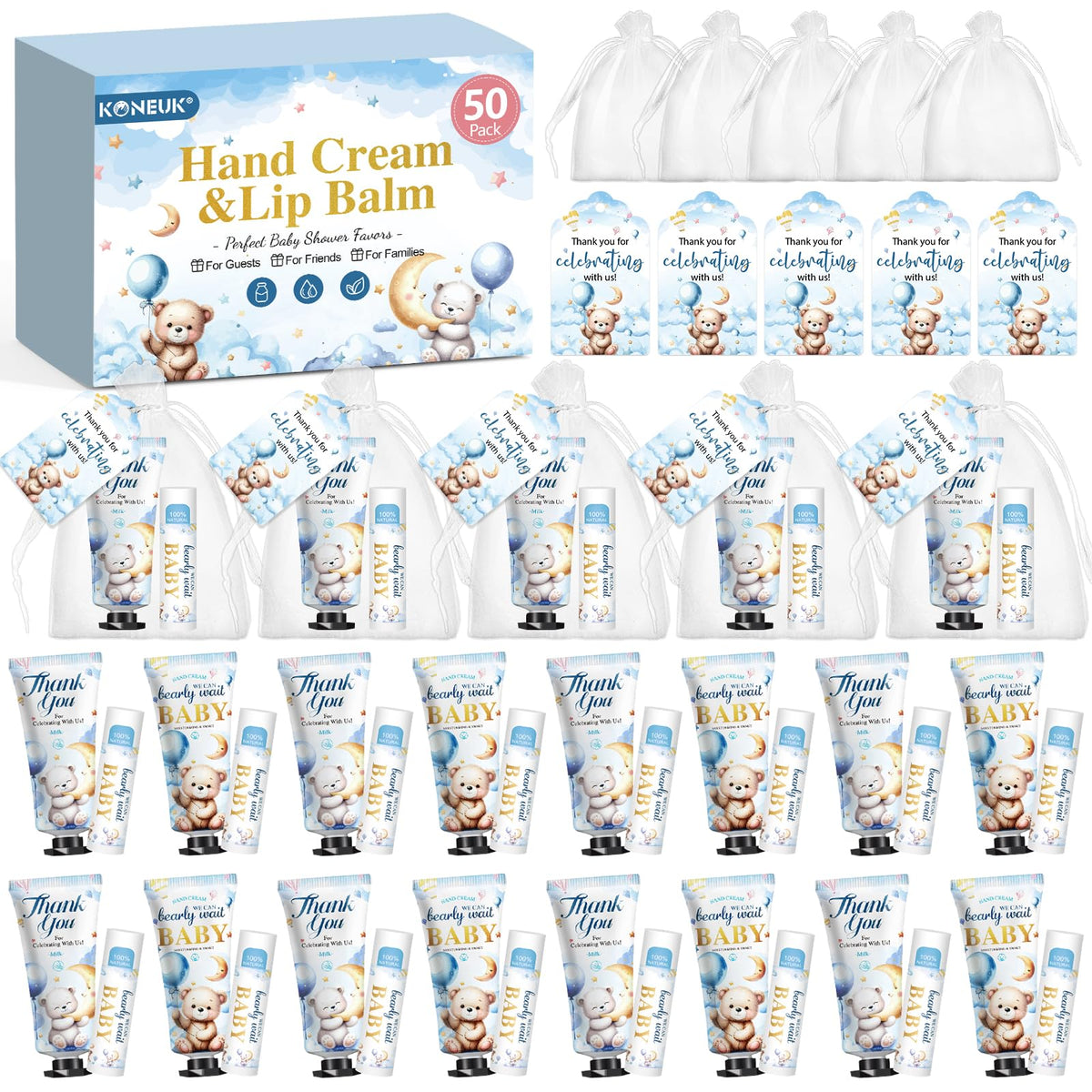KONEUK lip balm coconut for smooth lips at events and celebrations