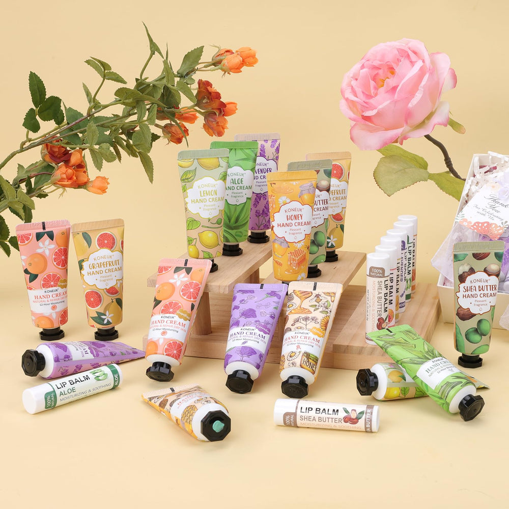 Koneuk compact gift-set packaging for easy transport
