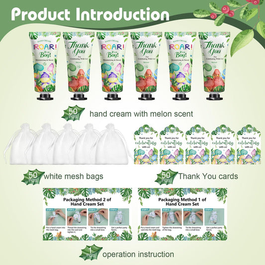 KONEUK hand cream gift set labels and cards ready for guests