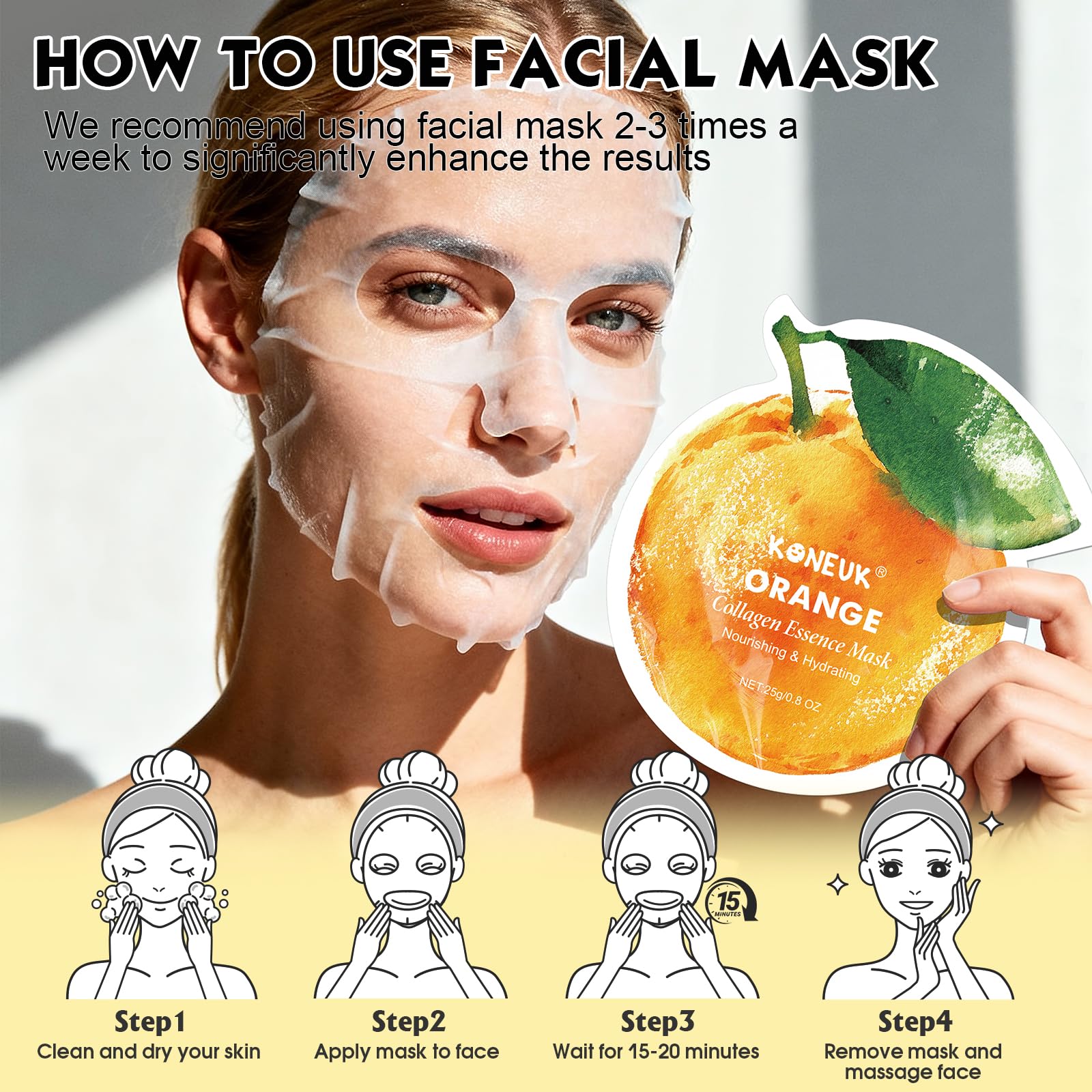 KONEUK coconut mask for deep hydration and calm skin