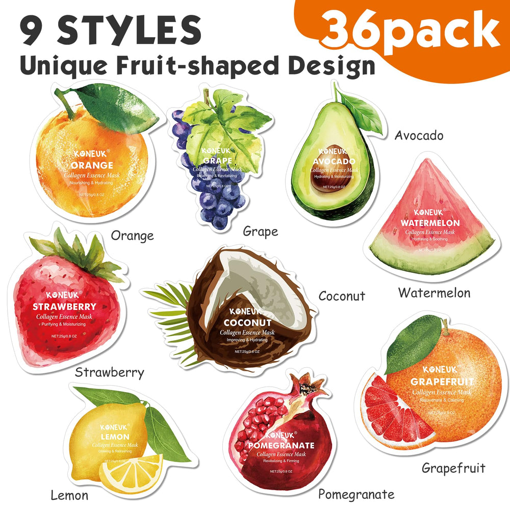KONEUK orange mask for hydration and energizing glow
