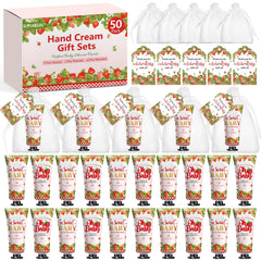 KONEUK hand cream gift set with strawberry fragrance for guests.