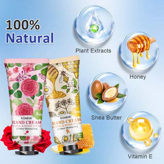 KONEUK hand cream travel-size bundle for quick moisture on the go.