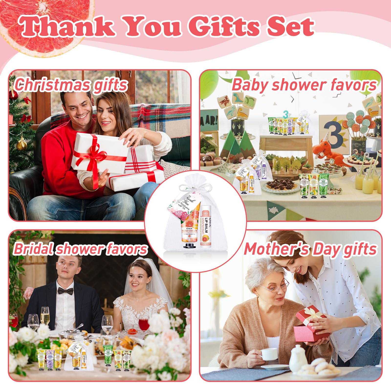 KONEUK instruction sheet for easy DIY gift assembly