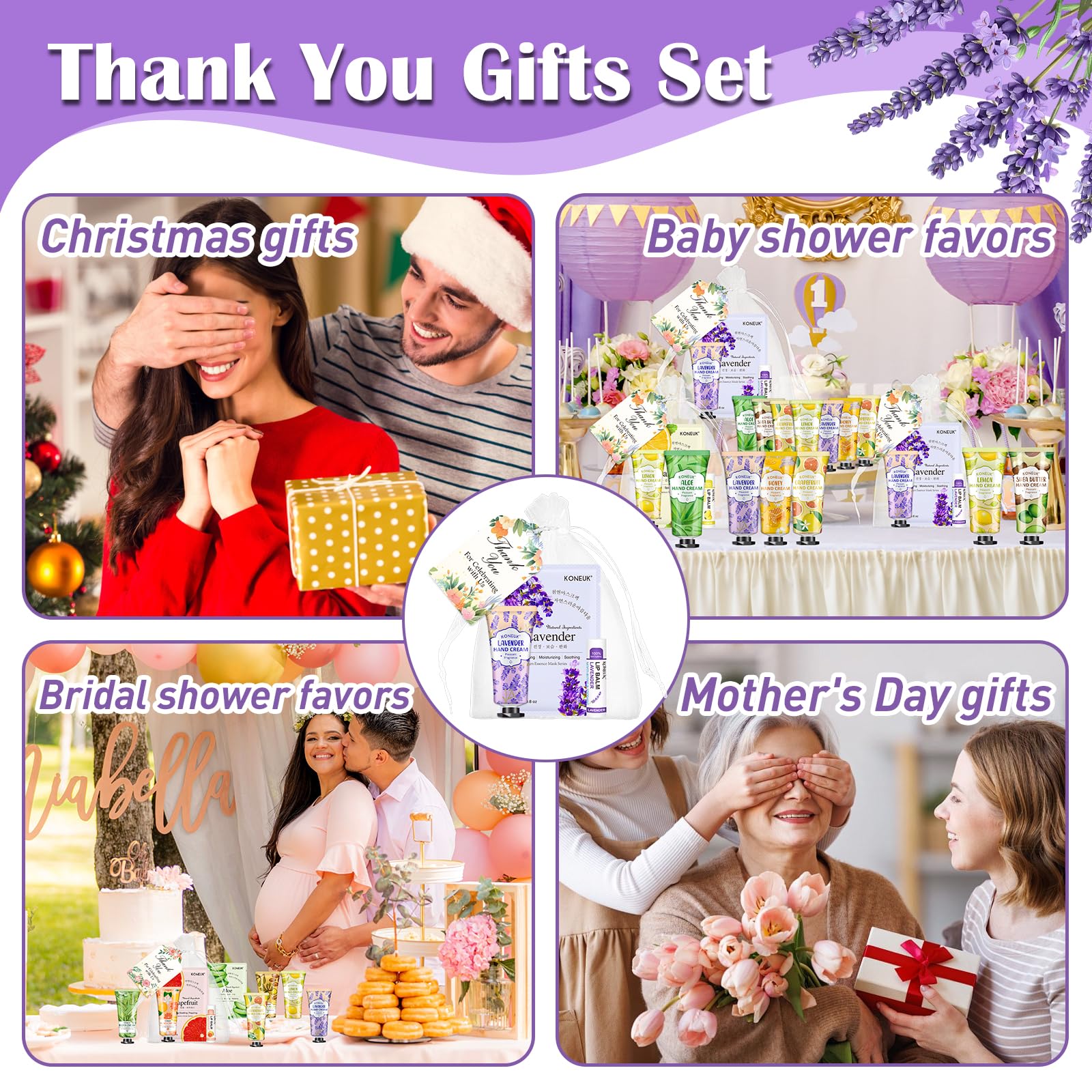 KONEUK operation instruction card helps prepare quick, coordinated gifting.