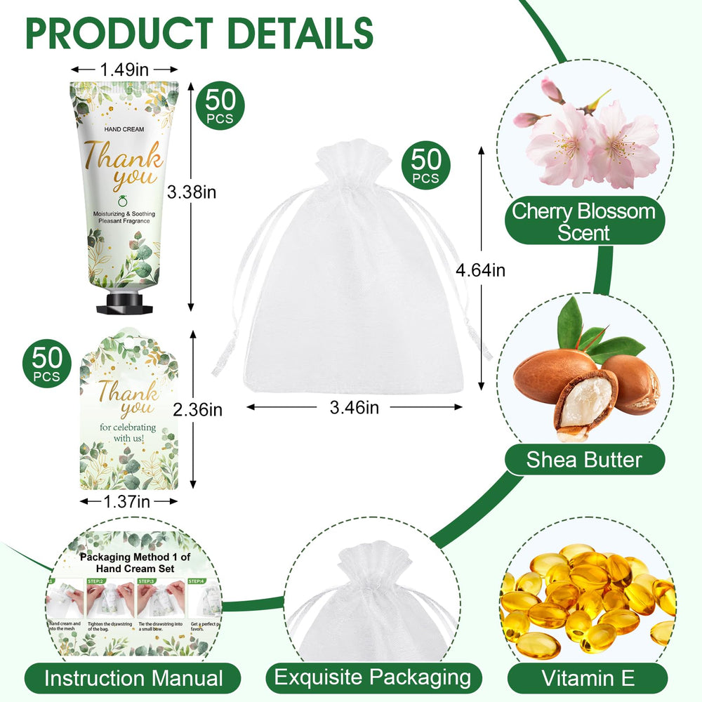 KONEUK organza gift bags pack for gifting hand creams.