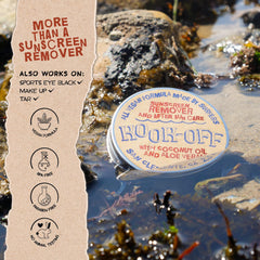 Kook-Off travel tin packaging ready for beach or ski trips