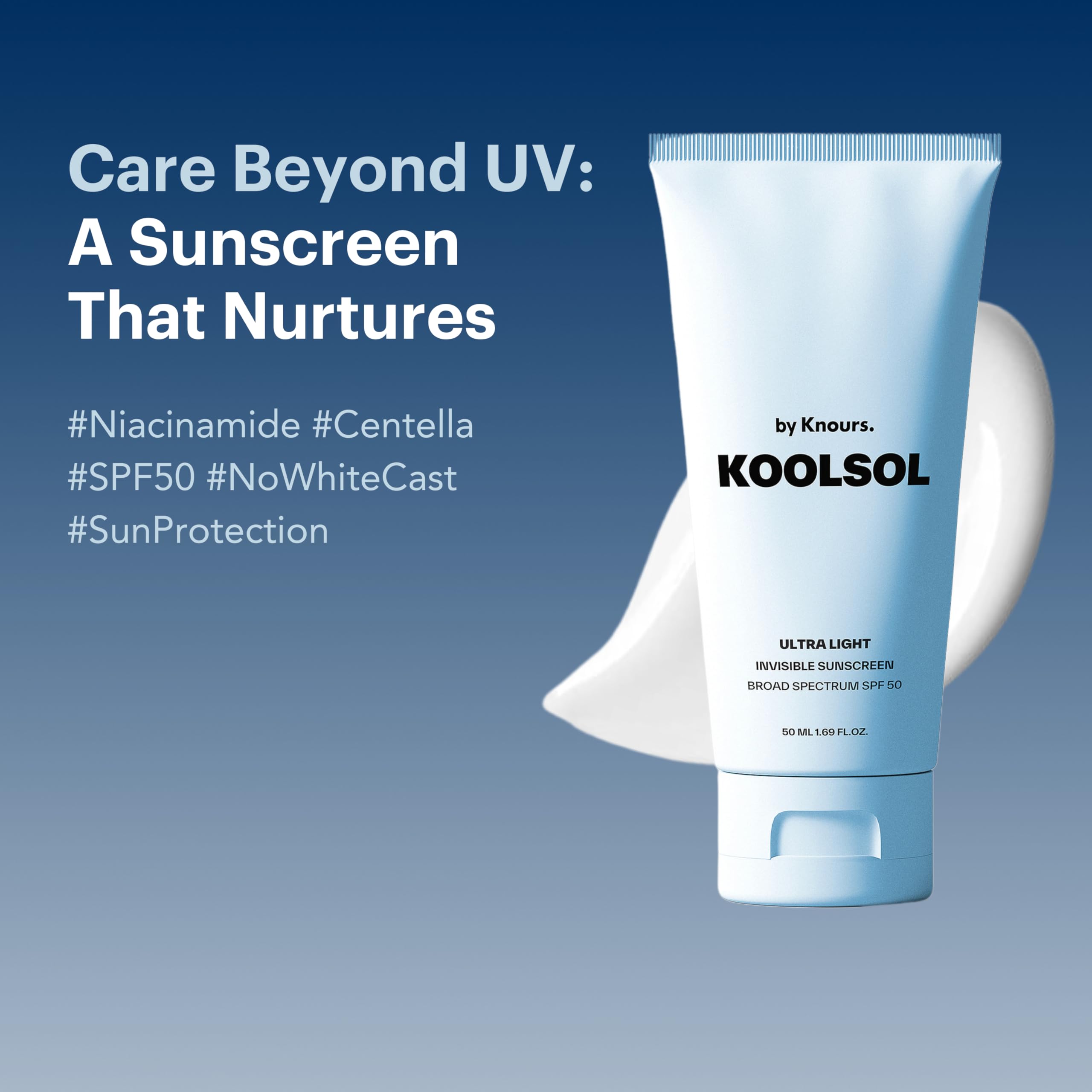 KOOLSOL Sunscreen centella-asiatica closeup highlights hydrating ingredients