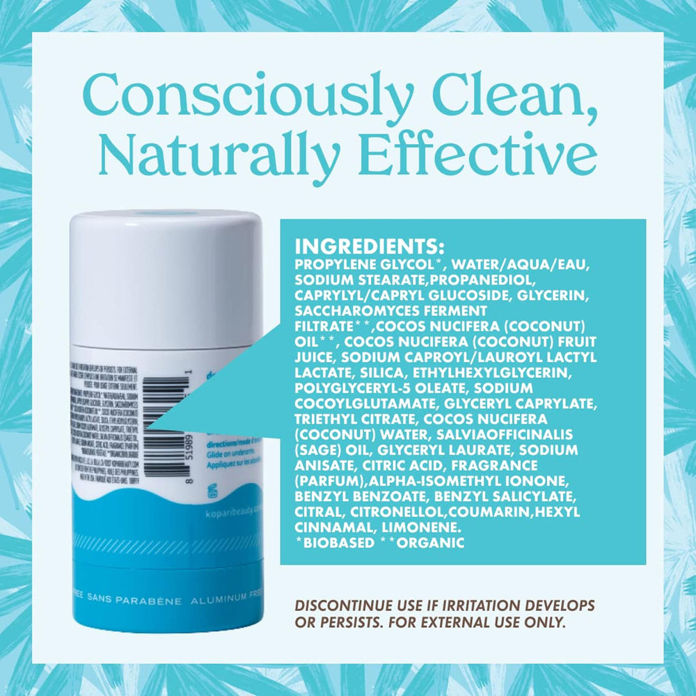 Kopari Long-lasting freshness all-day protection visual.