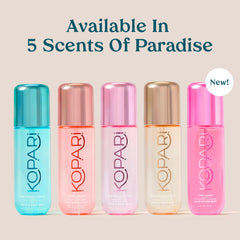 Kopari Pink Guava vegan, dermatologist-tested mist ideal for all skin types.