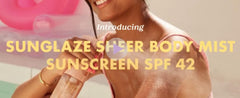 Kopari Rose Gold Sunglaze packaging demonstrates portable, user-friendly design