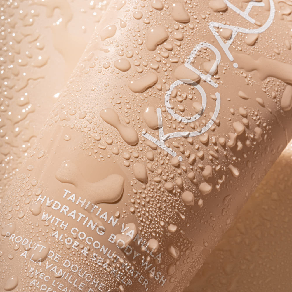 Kopari coconut water and aloe nourish skin as you cleanse without drying.