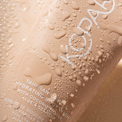 Kopari coconut water and aloe nourish skin as you cleanse without drying.