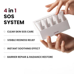 KOPHER Curepair Melder SOS Cream nightly application on skin for gentle renewal