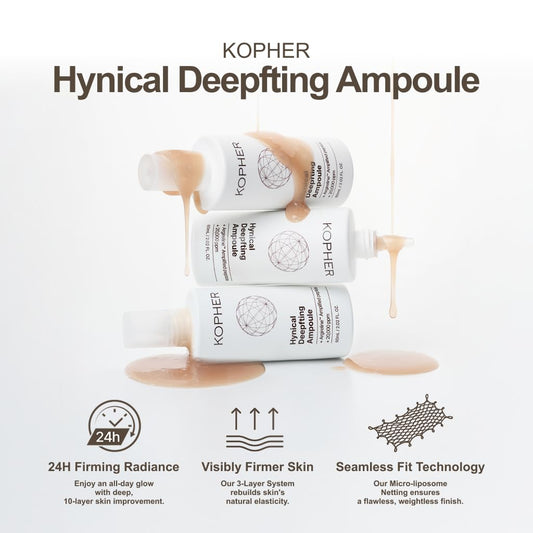 Kopher Hynical Deepfting Ampoule dispenser in action for precise application.