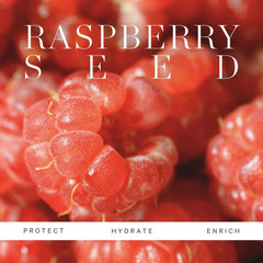 KORA Organics Silky Sun Drops Raspberry Seed Oil detail nourishing skin.