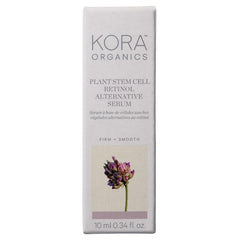 KORA Organics hand applying serum for quick absorption