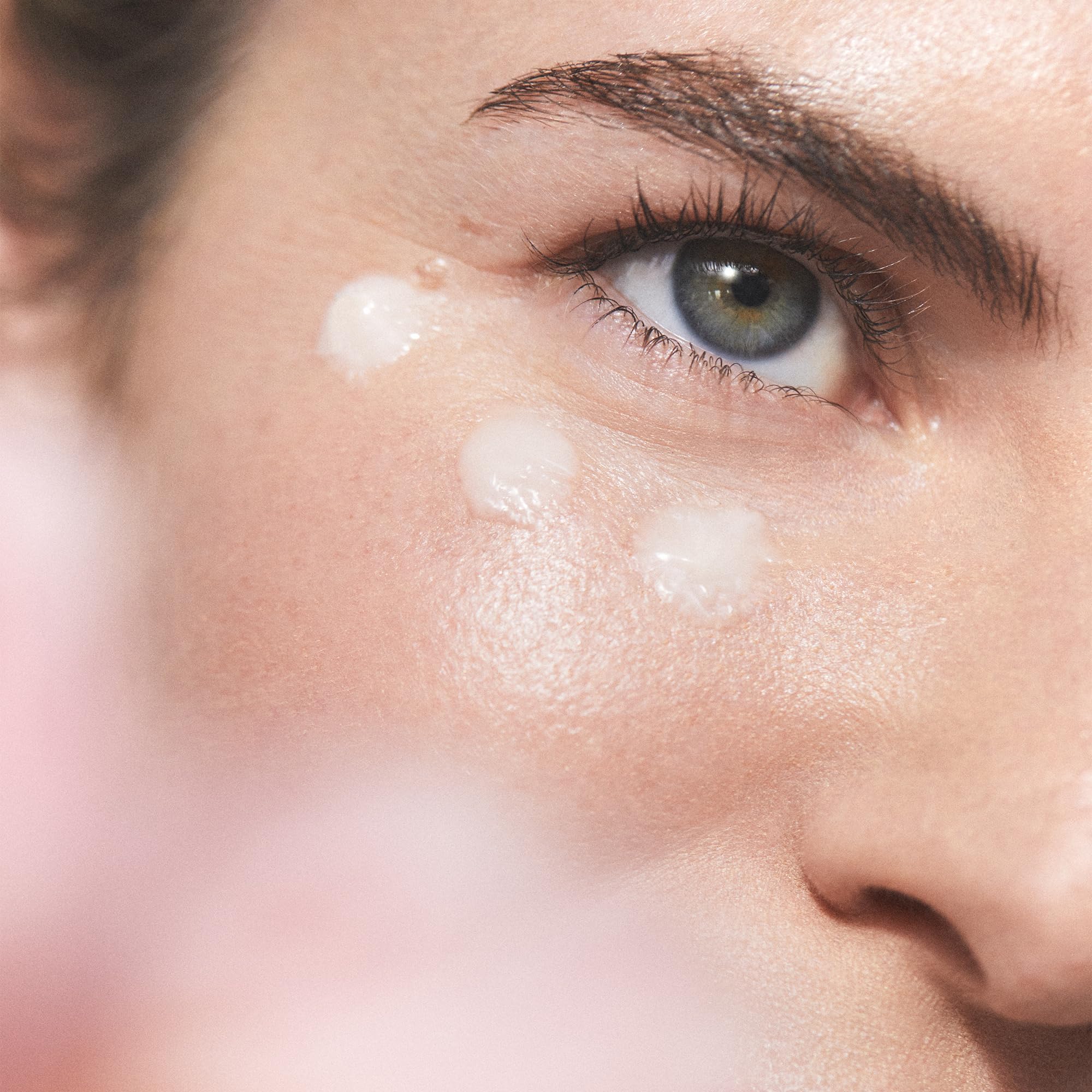 Texture close-up of KORA Organics Kakadu Plum Vitamin C Eye Cream for application