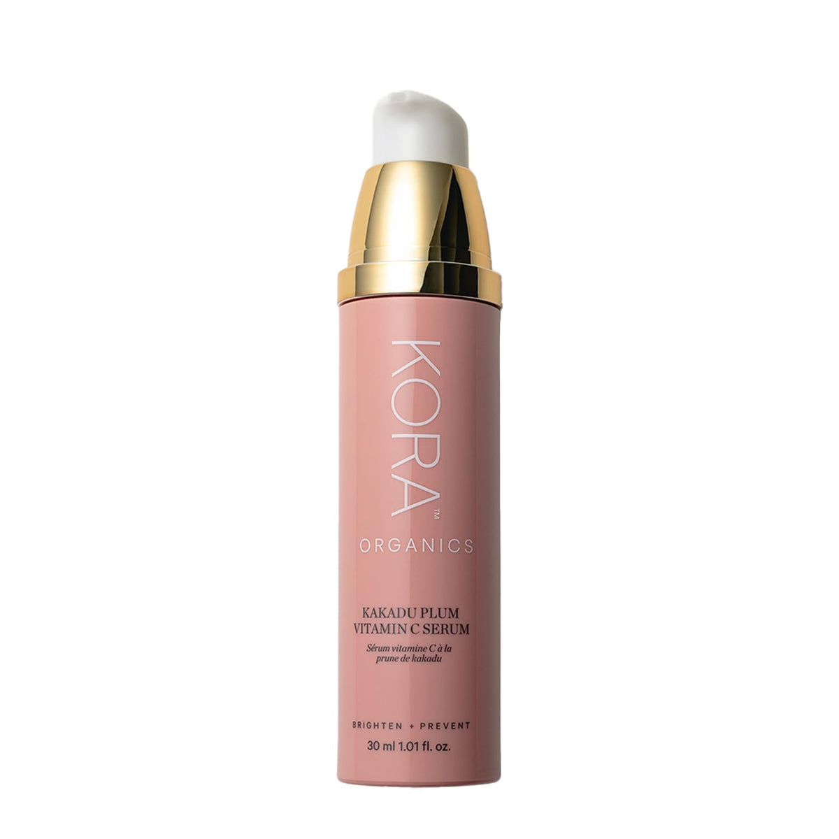 KORA Organics Kakadu Plum Vitamin C Serum bottle for a radiant, even-toned complexion