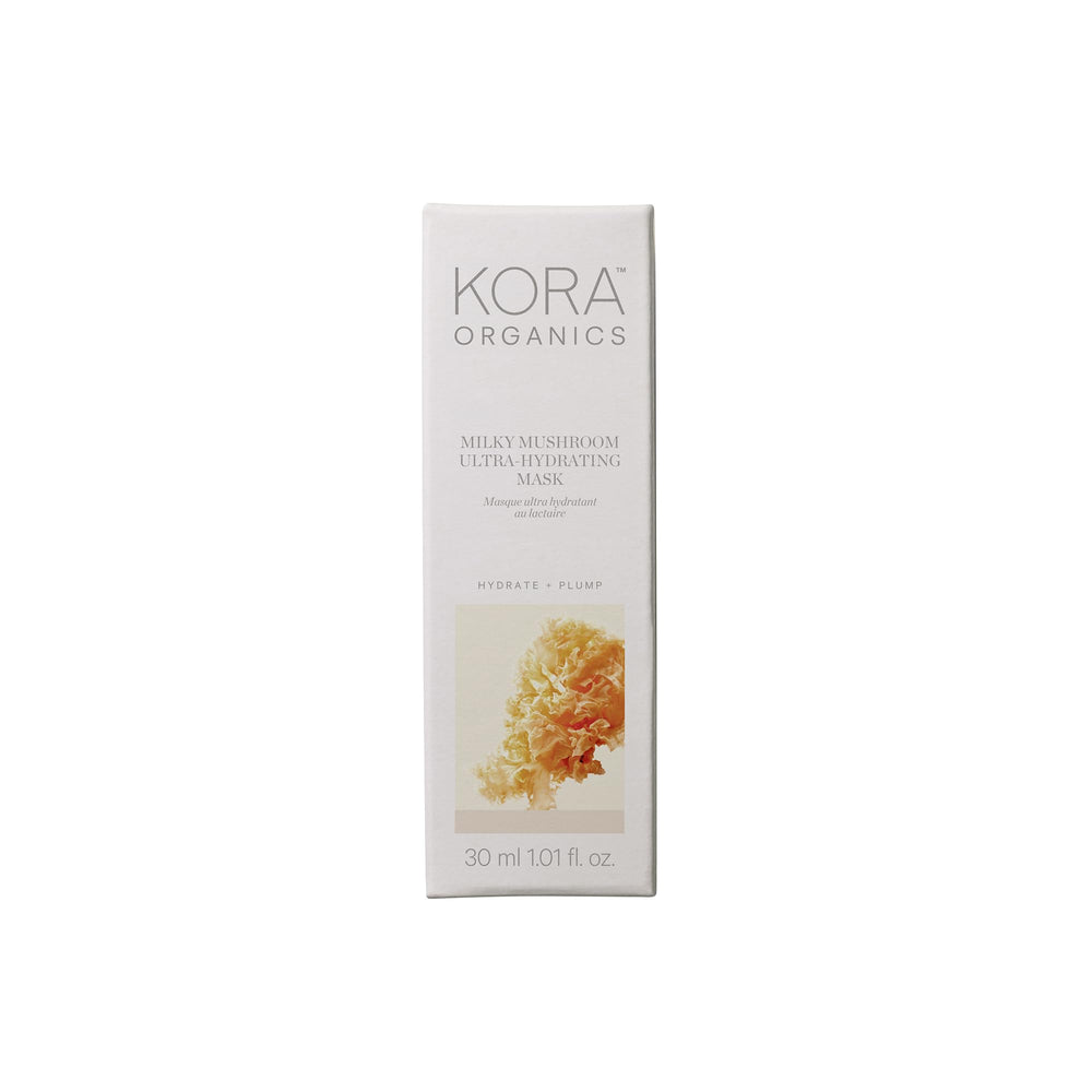 KORA Organics Milky Mushroom mask aloe veil for plump skin
