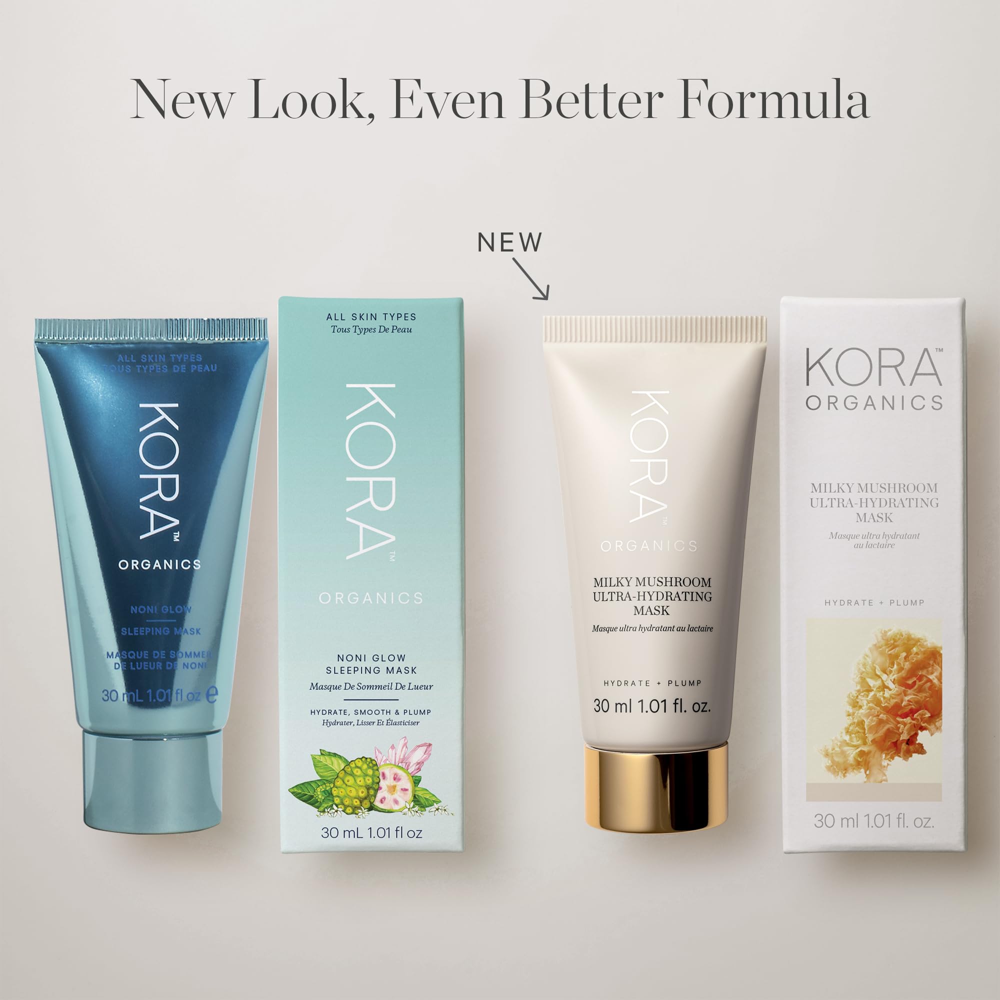 KORA Organics Milky Mushroom mask with coconut milk for moisture